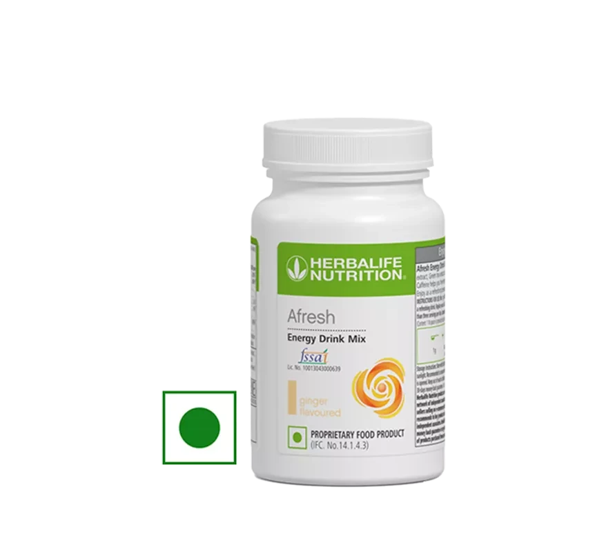 Herbalife Afresh Energy Drink Mix Ginger WEIGHT LOSS & METABOLISM