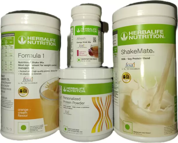 Herbalife Formula 1 Nutrition shake mix Orange - 500g with shakemate and pp200 with afresh kashmiri kahwa tea