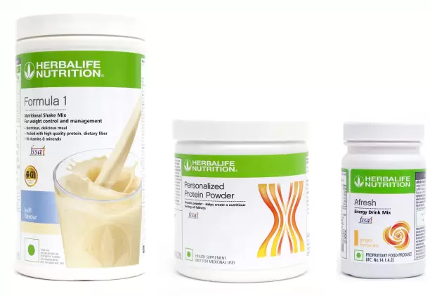 Herbalife Formula 1 Nutrition Shake Mix  Kulfi - 500g And PP 200 And Afresh Peach