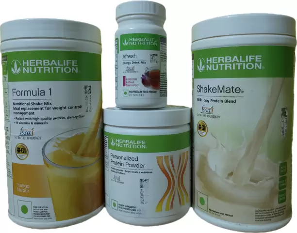 Herbalife Formula 1 Nutrition shake mix mango - 500g with Shakemate and pp200 with afresh kashmiri kahwa