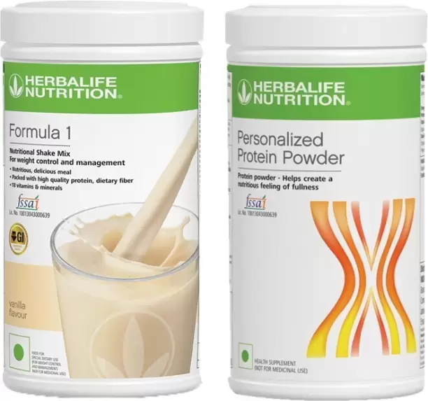 Herbalife Formula 1 Vanilla Shake -500g with 400g Protein Powder
