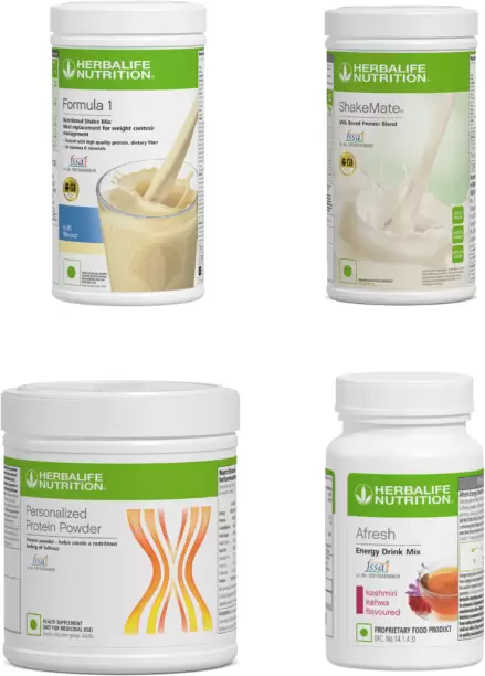 Herbalife Formula 1 Nutrition Shake mix Kulfi - 500g With Shakemate And PP 200 With Afresh Kashmiri Kahwa
