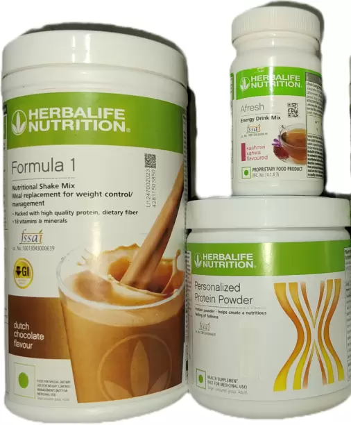 Herbalife Formula 1 Nutrition shake mix chocolate - 500g with pp200 with afresh kashmiri kahwa